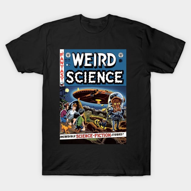 Vintage Sci Fi Comic Book T-Shirt by jtees40